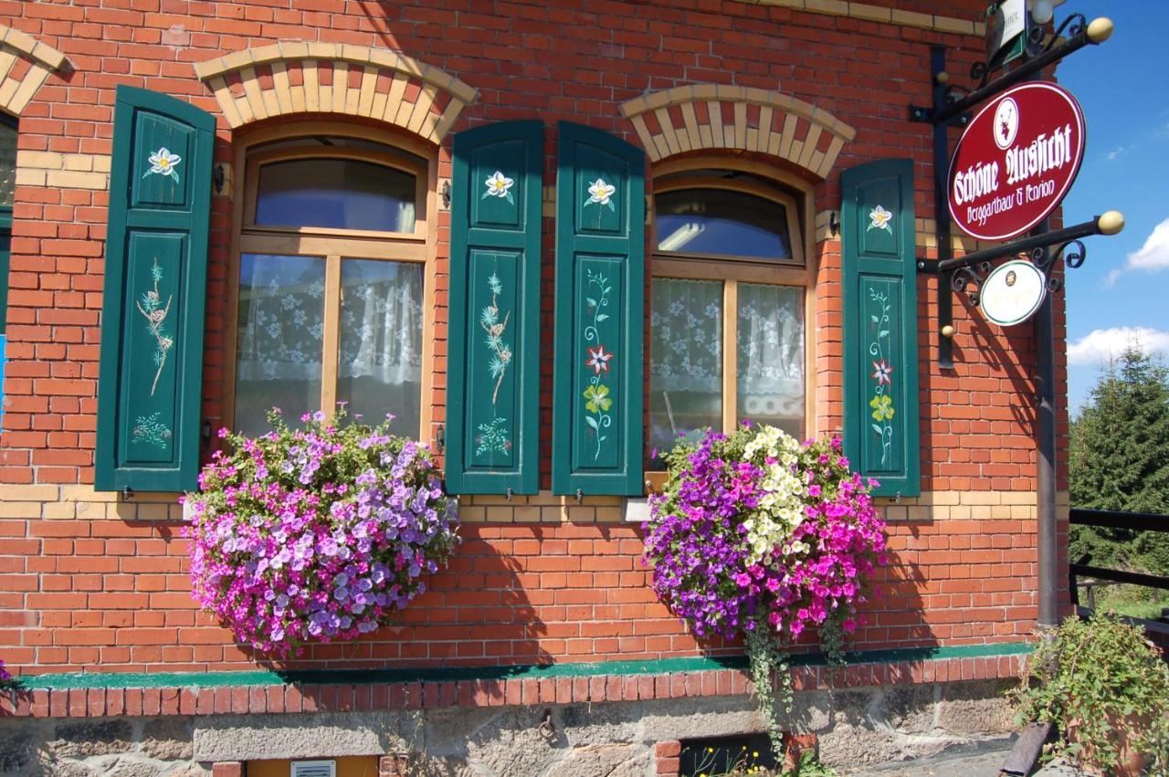 Berggasthaus & Pension Schoene Aussicht Klingenthal Zewnętrze zdjęcie