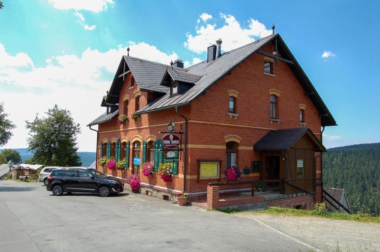 Berggasthaus & Pension Schoene Aussicht Klingenthal Zewnętrze zdjęcie
